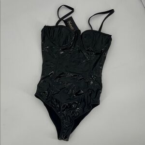 Frederick's of Hollywood Electra Black Bodysuit Lingerie Women’s Small